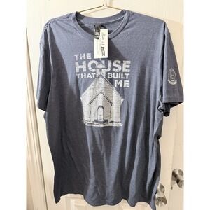 Ladies Mason Jar Gray Shirt NWT Size 2X House That Built Me‎